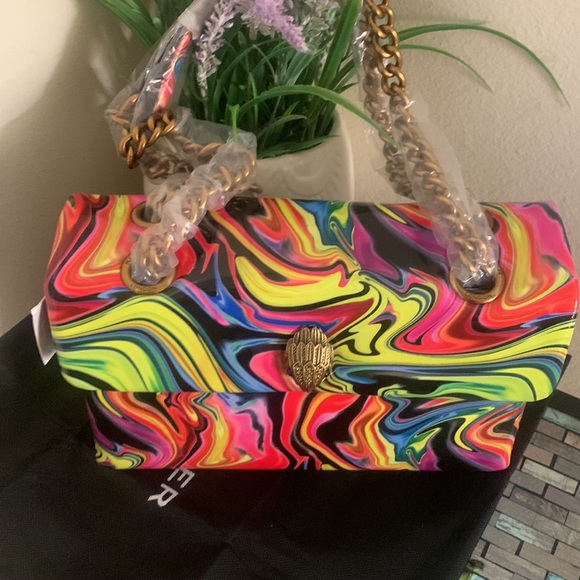 Kurt Geiger London Kensington X Marble Shoulder Bag - Picture 14 of 16